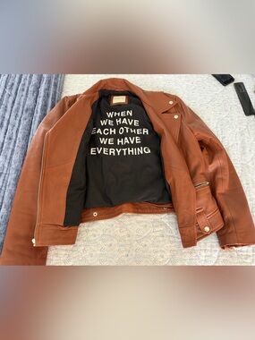 Each X Other leather jacket in size 
L